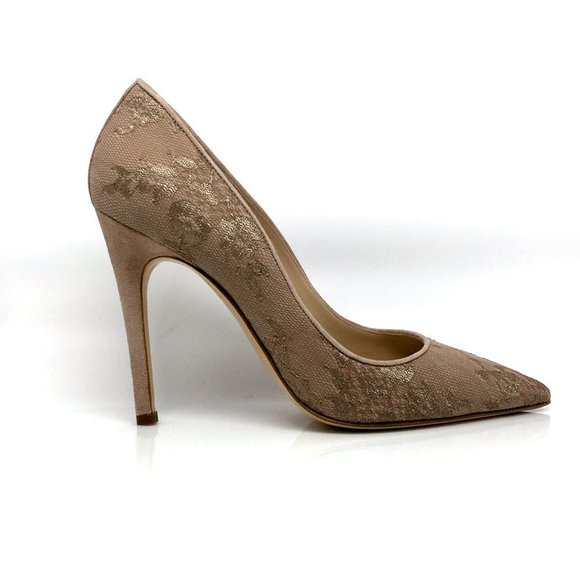 MAX  MARA LECCIO VAR01 Women's Nude Heels - Picture 1 of 8